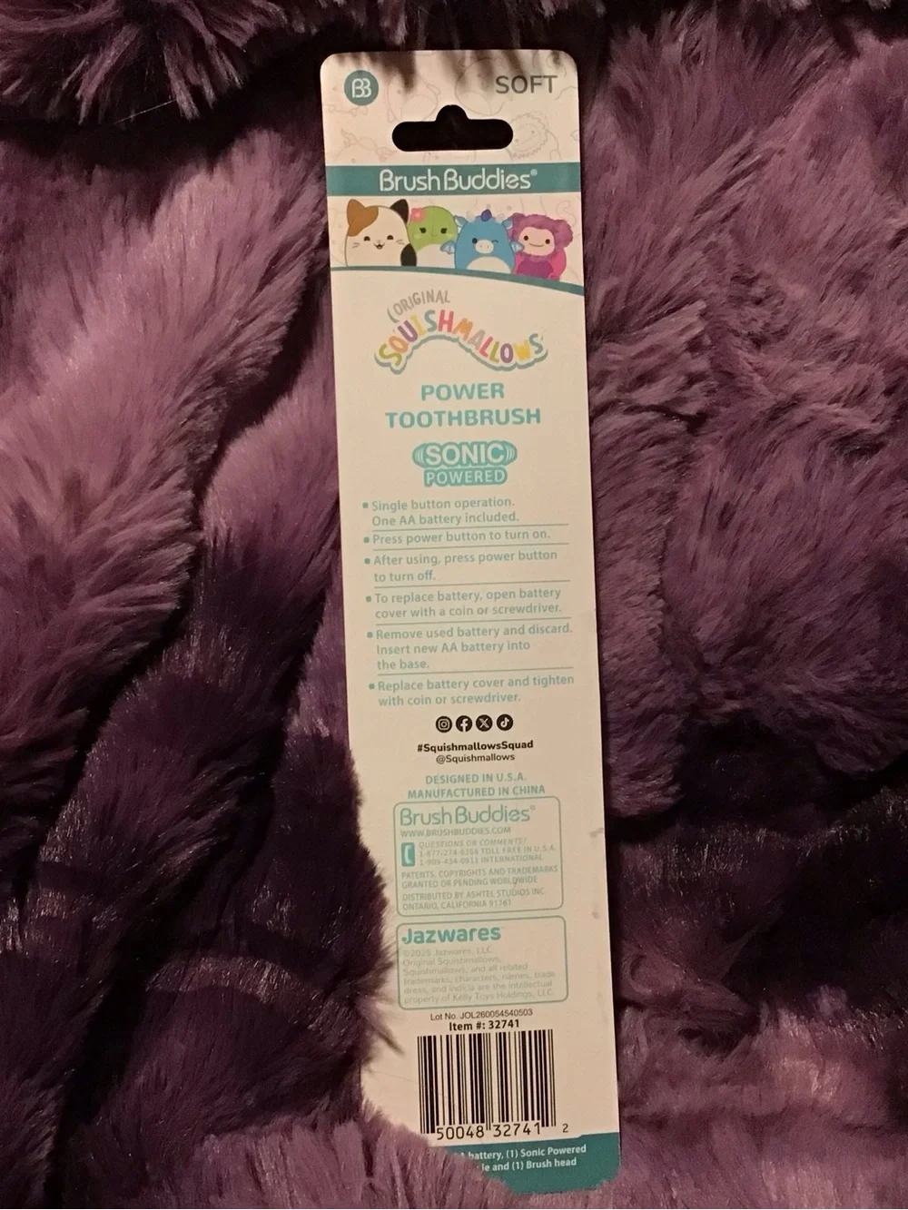 Kids Sonic Electric Toothbrush - Cute Multicolor Characters